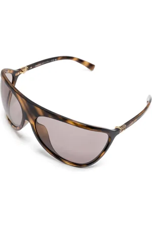 Miu Miu Accessoires, Dames, Bruin, ONE Size, MU A01S 11Z06I Zonnebrillen