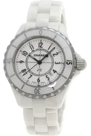 CHANEL Pre-owned, Dames, Wit, ONE Size, Pre-owned Metal watches