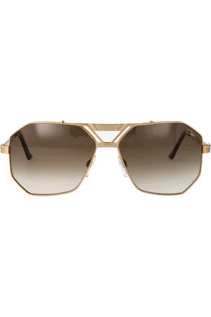 Cazal Accessoires, unisex, Geel, ONE Size, Stijlvolle zonnebril Mod. 9058