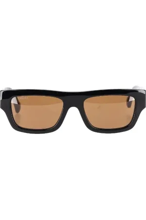 Gucci Pre-owned, Dames, Geel, ONE Size, Pre-owned Acetate sunglasses