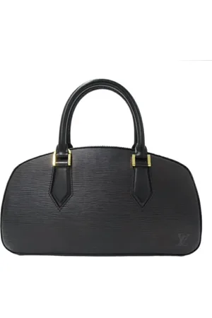 LOUIS VUITTON Pre-owned, Dames, Zwart, ONE Size, Leer, Tweedehands leren Louis Vuitton tassen