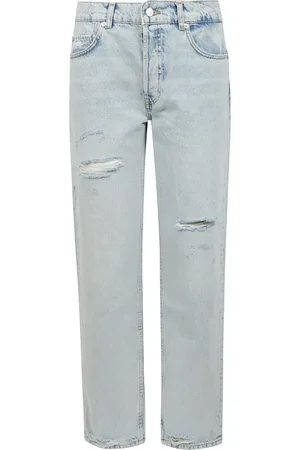 ANINE BING Jeans, Dames, Blauw, W27, Denim, Blauwe Kate Straight Leg Jeans