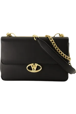 VALENTINO GARAVANI Tassen, Dames, Zwart, ONE Size, Leer, VLogo Locker Bag