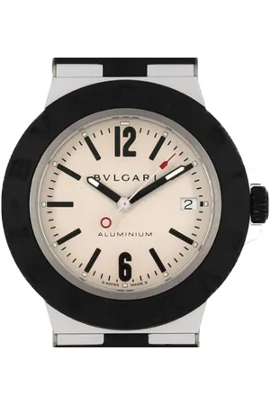Bvlgari Pre-owned, Heren, Grijs, ONE Size, Pre-owned Rubber watches