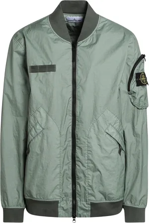 Stone Island Jassen, Heren, Groen, M, Nylon, Bomber Hero Jack