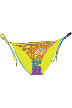 VERSACE Badkleding, Dames, Veelkleurig, L, Royal Rebellion Bikini Broekje