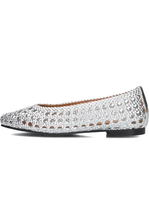 CTWLK. Schoenen, Dames, Grijs, 40 EU, Zilveren Elouise Ballerina