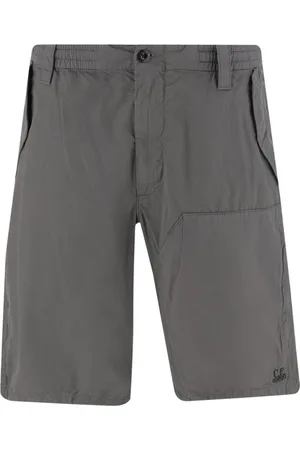 C.P. Company Korte broeken, Heren, Grijs, XL, Katoen, Katoenen Ripstop Elastische Taille Shorts