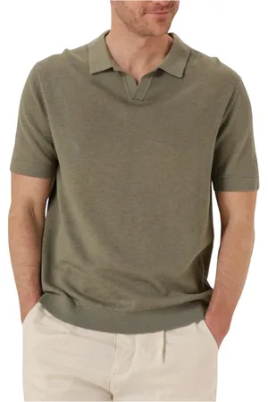 SELECTED Truien, Heren, Groen, M, Heren Polo & T-shirts Knit Sun Polo