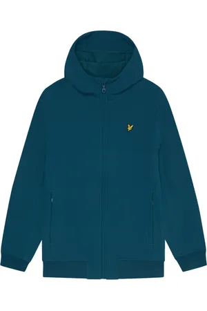 Lyle & Scott Jassen, Heren, Blauw, S, Softshell Fleece Back Jacket