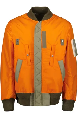 SACAI Jassen, Heren, Veelkleurig, S, Nylon, Omkeerbare Nylon Bomberjack