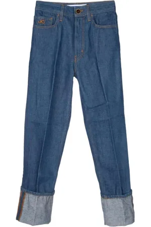 Jacob Cohen Jeans, Dames, Blauw, W31, Denim, Hoge Taille Denim Jeans voor Vrouwen