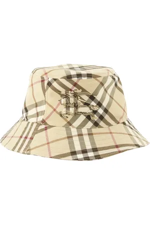 Burberry Accessoires, unisex, , S, Polyester, Geruite Bob Hoed