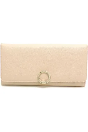 Bvlgari Pre-owned, Dames, , ONE Size, Leer, Tweedehands leren portemonnees