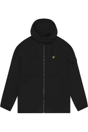 Lyle & Scott Jassen, Heren, Zwart, 2Xl, Capuchon windjack