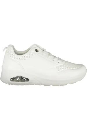 Laura Biagiotti Schoenen, Dames, Wit, 41 EU, Elegante Casual Sneaker met Verwijderbaar Voetbed