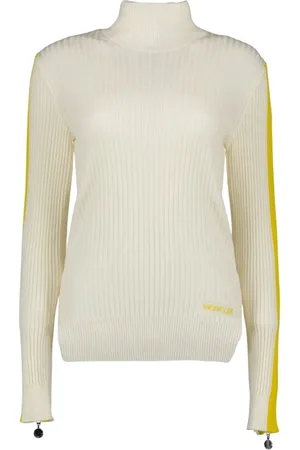 Moncler Truien, Dames, , M, Wol, Slim Fit Coltrui met Rits