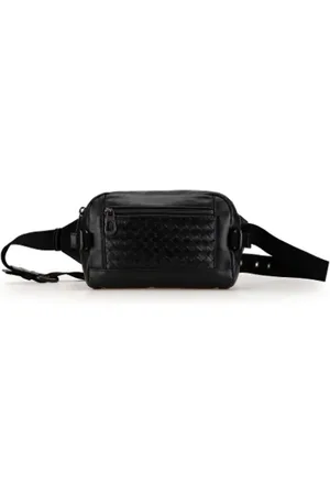 Bottega Veneta Pre-owned, Dames, Zwart, ONE Size, Leer, Pre-owned Leather crossbody-bags