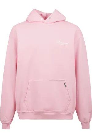 Represent Sweatshirts & Hoodies, Heren, Roze, M, Hoodie met drukknoopsluiting