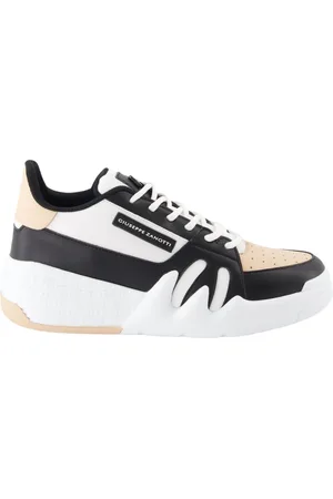 Giuseppe Zanotti Schoenen, Dames, Veelkleurig, 37 EU, Leer, Vetersluiting Leren Sneakers in Tricolor
