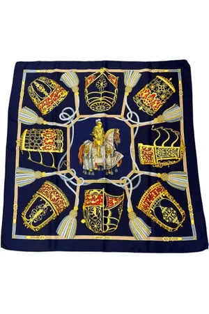 Hermès Pre-owned, Dames, Veelkleurig, ONE Size, Pre-owned Silk scarves