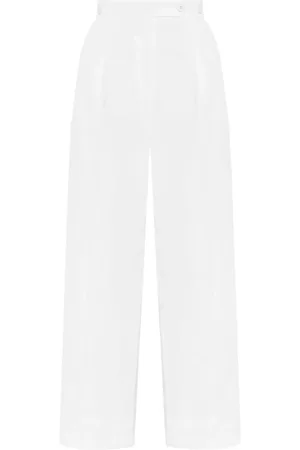 Givenchy Broeken, Dames, Wit, S, Katoen, Witte Broek voor Vrouwen