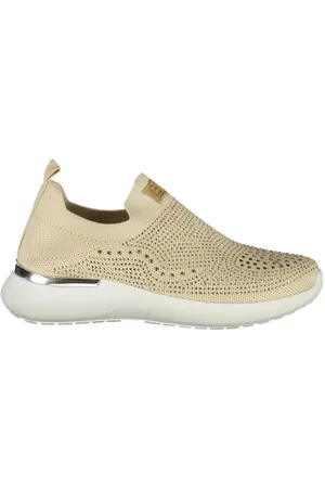 Laura Biagiotti Schoenen, Dames, , 37 EU, Glamour Rhinestone Embellished Wedge Sneakers