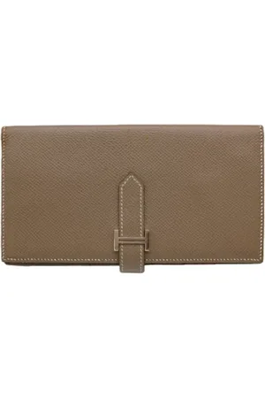 Hermès Pre-owned, unisex, Bruin, ONE Size, Leer, Tweedehands leren portemonnees