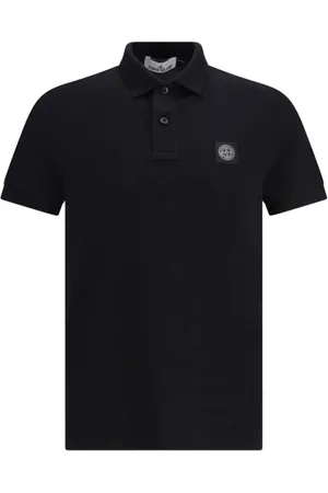 Stone Island Tops, Heren, Zwart, XL, Katoen, Gelogo