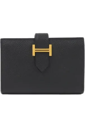 Hermès Pre-owned, unisex, Zwart, ONE Size, Leer, Tweedehands leren portemonnees