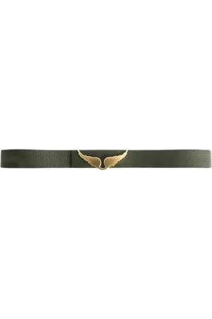 Zadig & Voltaire Accessoires, Dames, Zwart, L, Stijlvolle Leren Riem voor Mannen