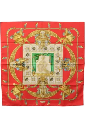 Hermès Pre-owned, Dames, Veelkleurig, ONE Size, Pre-owned Silk scarves