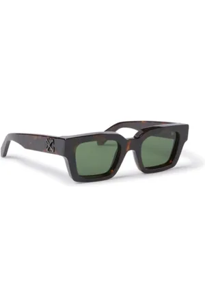 OFF-WHITE Accessoires, unisex, Zwart, ONE Size, Stijlvolle Virgil Zonnebril