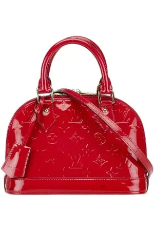 LOUIS VUITTON Pre-owned, Dames, Rood, ONE Size, Leer, Tweedehands leren handtassen