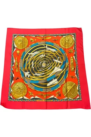 Hermès Pre-owned, Dames, Veelkleurig, ONE Size, Pre-owned Silk scarves
