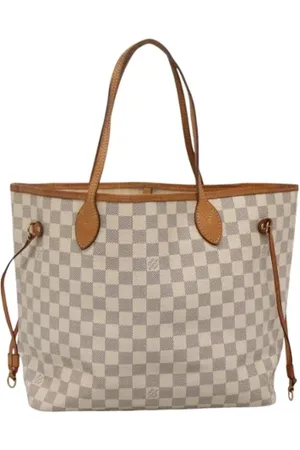 LOUIS VUITTON Pre-owned, unisex, Wit, ONE Size, Tweedehands Canvas Louis Vuitton tassen