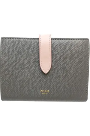 Céline Pre-owned, Dames, Grijs, ONE Size, Leer, Tweedehands leren portemonnees