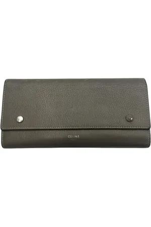 Céline Pre-owned, Dames, Zwart, ONE Size, Leer, Tweedehands leren portemonnees