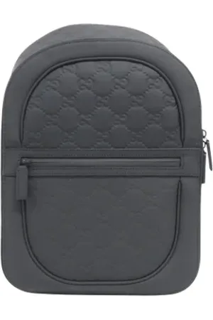 Gucci Pre-owned, Dames, Zwart, ONE Size, Leer, Pre-owned Leather backpacks