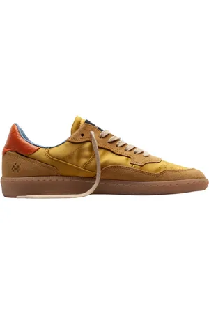Hidnander Schoenen, Dames, Geel, 39 1/2 EU, Leer, Mega T Crowed /Orange