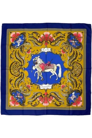 Hermès Pre-owned, Dames, Veelkleurig, ONE Size, Pre-owned Silk scarves