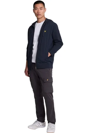 Lyle & Scott Broeken, Heren, Grijs, W28 L32, Broek Cargo Broek