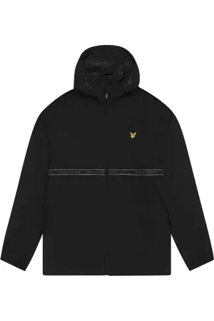 Lyle & Scott Jassen, Heren, Zwart, XL, Jassen Waterdichte Tape Jas