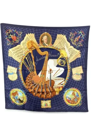 Hermès Pre-owned, Dames, Veelkleurig, ONE Size, Pre-owned Silk scarves