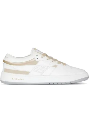 Givenchy Schoenen, Dames, Wit, 38 EU, Leer, Witte Veterschoenen Sneakers Vrouwen