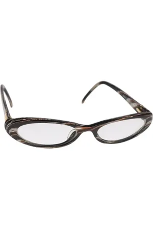 CHANEL Pre-owned, Dames, Bruin, ONE Size, Pre-owned Plastic sunglasses