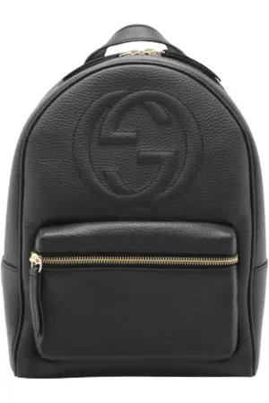 Gucci Pre-owned, Dames, Zwart, ONE Size, Leer, Pre-owned Leather gucci-bags