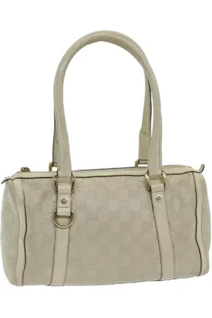 Gucci Pre-owned, Dames, Wit, ONE Size, Pre-owned Canvas gucci-bags