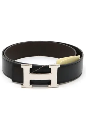 Hermès Pre-owned, Dames, Zwart, ONE Size, Leer, Pre-owned Leather belts
