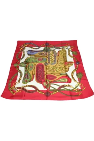 Hermès Pre-owned, Dames, Veelkleurig, ONE Size, Pre-owned Silk scarves